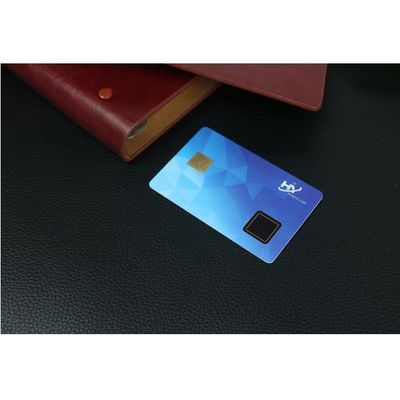 7816 Chip Fingerprint Smart Card For Werknemersidentificatie