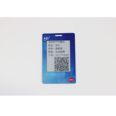 De elektronische Biometrische waterdichte Betaalkaart IP68 van het Inktscherm OTP