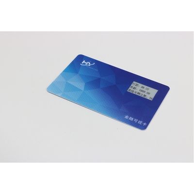 FPC-Vingerafdrukmodule ISO 7816 Smart Card het Scherm van de 1,54 Duiminkt