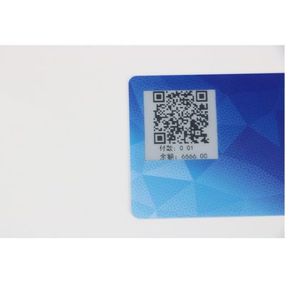 Aangepaste Slimme Chip Card E Inkt Gedrukte Vertoning 1.0mm van ISO7816 dikte