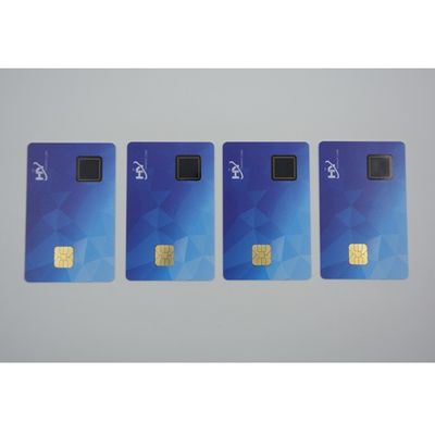 De dikte van de Vingerafdruksmartcards NFC 0.84mm van de Cryptocurrencyportefeuille