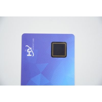 Blauwe de Vingerafdruksmartcards van de Tovenaarslay-out 0.4mm Digitale Sleutels 2,7 duim