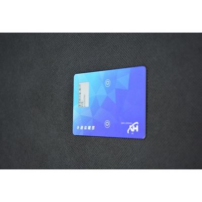 Blauwe de Vingerafdruksmartcards van de Tovenaarslay-out 0.4mm Digitale Sleutels 2,7 duim