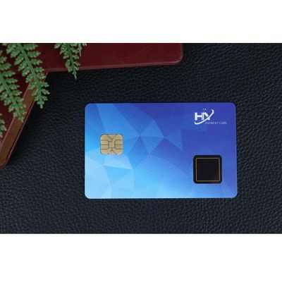 Contact 7816 de Bidirectionele Authentificatie van Chip Fingerprint Smart Cards IDEX