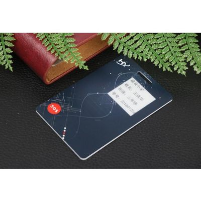 Navulbaar BLE-Bakenidentiteitskaart Bluetooth 1.2mm Dikte multipositie