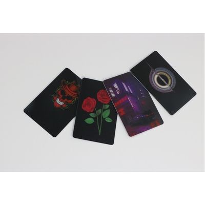 Pvc-Kaart van HUISDIEREN de Materiële Nfc Gelezen Rfid Blauwe Submate-Lay-out Actieve Interface 7816
