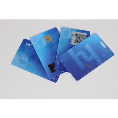 Digitale Knopenrfid blokkerende kaart 7816 Blauwe Sprite-Lay-out Hoge frequentie
