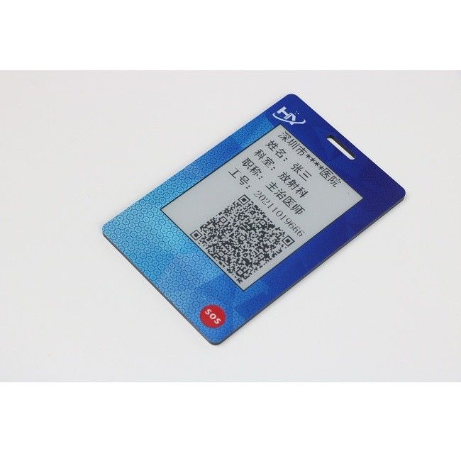 Het Scherm OTP Smart Card IP68 van de 1,02 Duiminkt Waterdicht voor Stedelijk Verkeerskaart